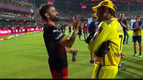 Virat Kohli And MS Dhoni Enjoy Post-Match Chat In IPL 2023. Video Breaks Internet. Watch ...