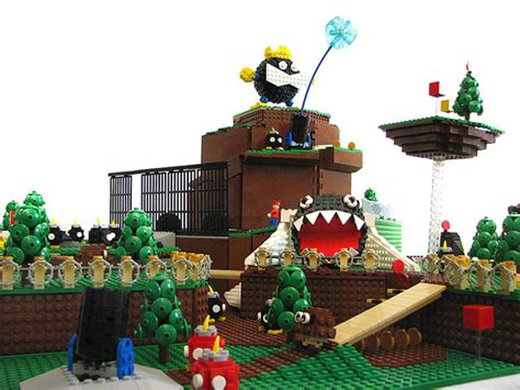 Super Mario 64 Bob-omb Battlefield Recreated with LEGO - Global Geek News