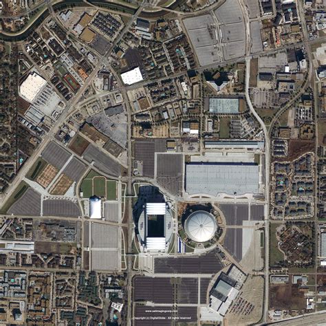 QuickBird Satellite Image Houston Reliant Stadium | Satellite Imaging Corp