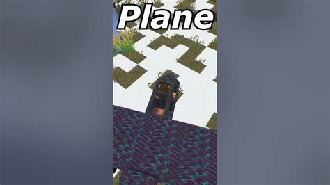 WARPED HYPHAE LARGE PLANE in MINECRAFT | #shorts #minecraft # ...