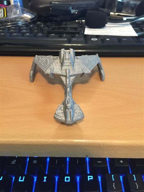 Free STL file Star Trek Klingon D6 1:2000 FIXED・3D printing idea to ...