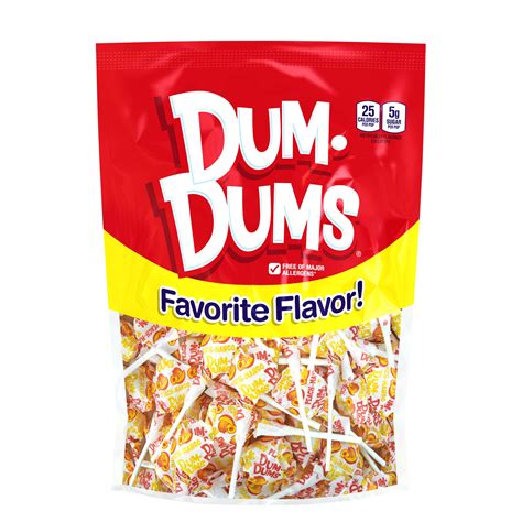 DUM DUMS Peach-Mango - 50 Count – Spangler Candy