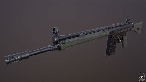 3D model G3A3 Rifle VR / AR / low-poly | CGTrader