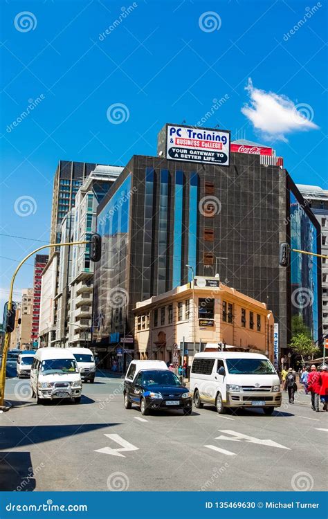 Buildings and Streets of Johannesburg Editorial Image - Image of scene ...