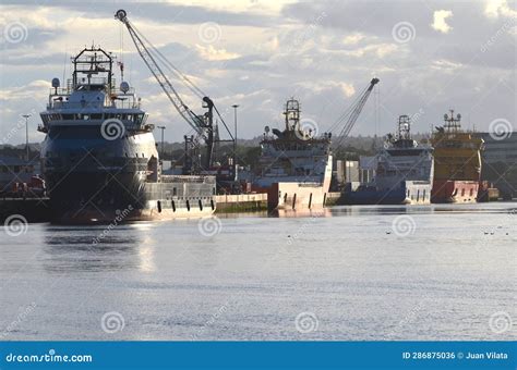 Aberdeen Harbour, the Main Gateway for the North Sea Oil and Gas ...