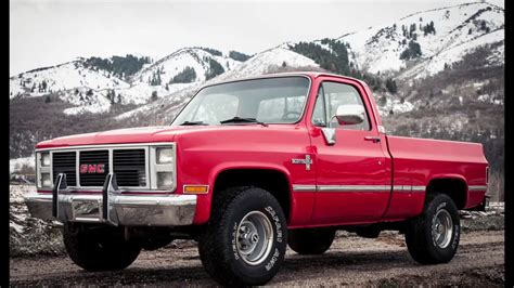 1986 GMC K10 Scottsdale, Short Bed, Square Body, 4WD, READY TO GO! - YouTube