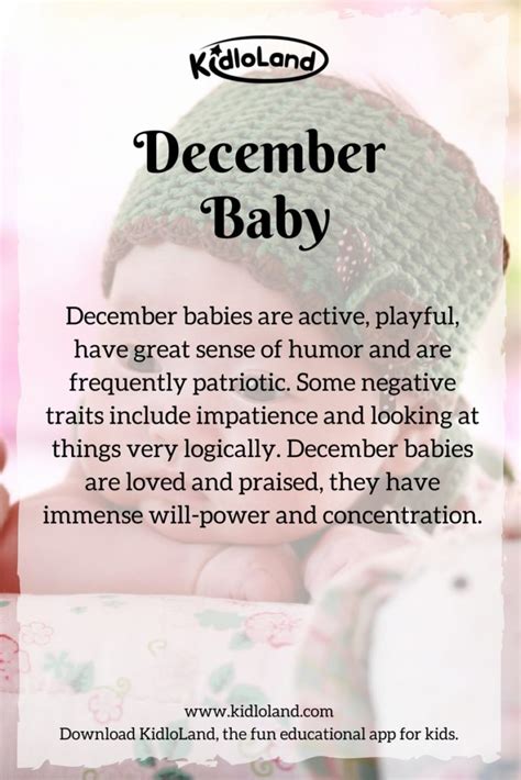 What Does Your Baby's Birth Month Mean? - KidloLand