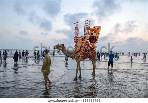 Karachi Clifton Beach Karachi Sindh Pakistan Stock Photo (Edit Now ...