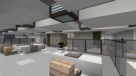 Modern Office Building 5 (full interior) Minecraft Map