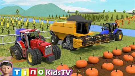 Farm Vehicles Show | Tractor, Harvester and other Trucks for Kids - YouTube