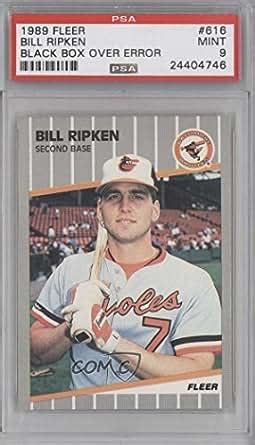 Amazon.com: Billy Ripken Graded PSA 9 MINT Billy Ripken (Baseball Card ...