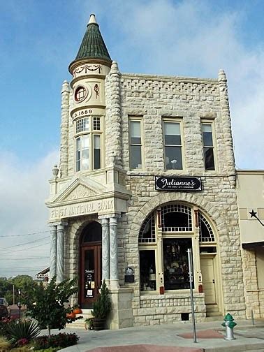 First National Bank - Stephenville Downtown Historic District - Stephenville, TX - NRHP Historic ...