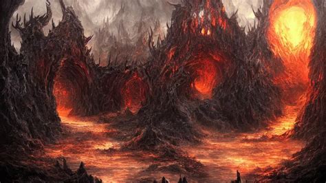 gates of hell, dark fantasy artwork, award winning, | Stable Diffusion