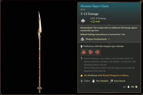 Monster Slayer Glaive - Baldur's Gate III Guide - IGN