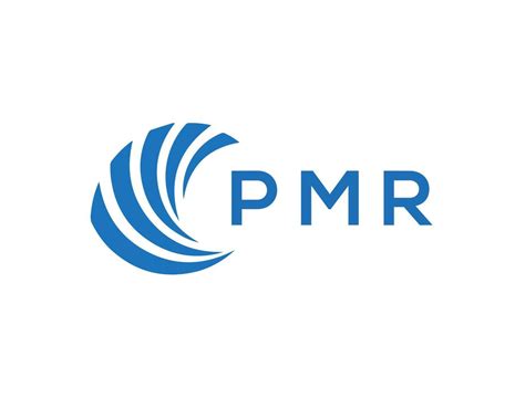 PMR letter logo design on white background. PMR creative circle letter logo concept. PMR letter ...