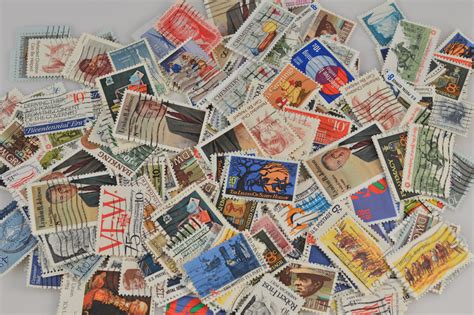 Lot of over 200 United States Stamps - Mixed Years and Denominations ...