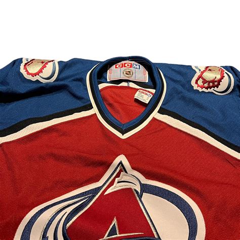 Vintage Colorado Avalanche Hockey Jersey authentic... - Depop