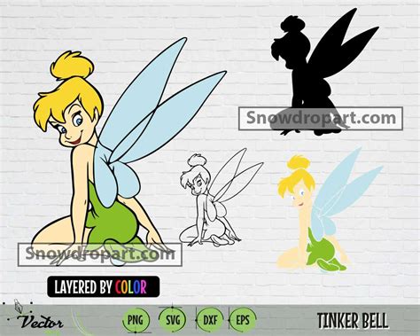 7 Tinkerbell Svg Bundle, Disney Svg, Tinkerbell Svg, Tinkerbell Vector