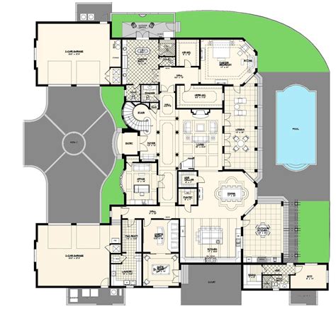 D Floor Plan Of Luxury House First Floor Plan In Luxury House | My XXX Hot Girl