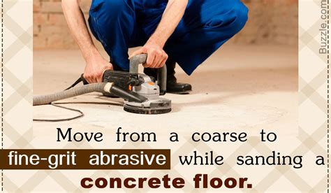 How to Sand a Concrete Floor | Sanding concrete floors, Concrete floors, Concrete floors diy