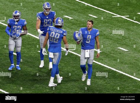 Detroit lions helmet hi-res stock photography and images - Alamy