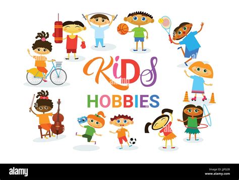 KIds Hobbies Art Classes Logo Workshop Creative Artistic School For Children Development Banner ...