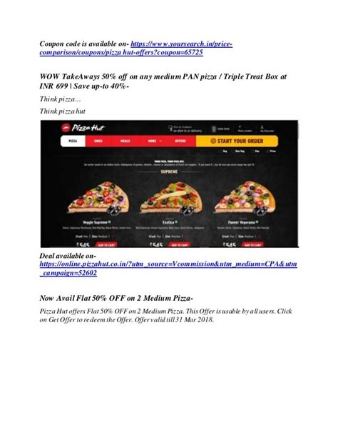 coupons for pizza hut | Pizza hut coupons blog