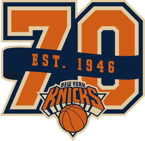 New York Knicks Anniversary Logo - National Basketball Association (NBA) - Chris Creamer's ...