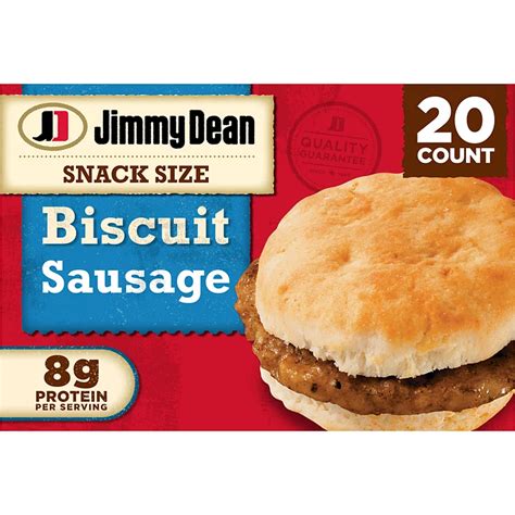 Jimmy Dean Snack Size Sausage Biscuit Sandwiches - Shop Ready Meals ...