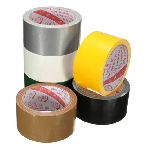 50mmx10m Strong Permanent Waterproof Cloth Tape Self Adhesive Repair ...