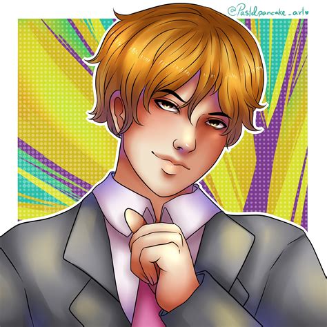 Reigen Arataka Fanart!🧡- @PastelPancake_Art! : r/Mobpsycho100