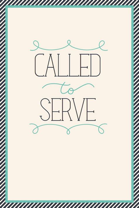 Called To Serve Print by kensiekate on Etsy (With images) | Serve ...