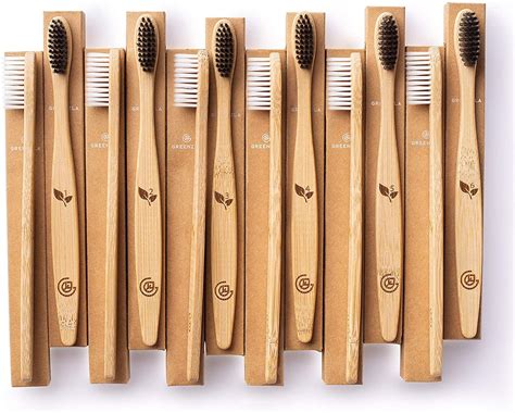 Bamboo Toothbrushes 12 Pack BPA Free Soft Bristles | Etsy