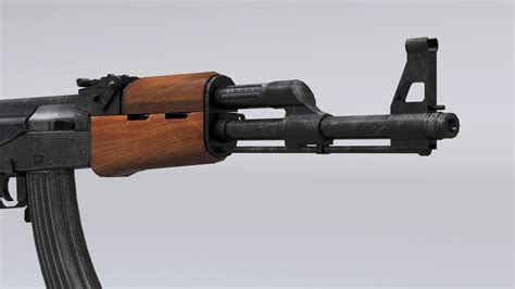 Akm assault rifle - 3D - TurboSquid 1372485