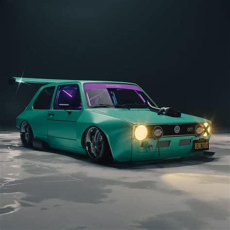 Group B-Inspired Widebody VW Golf GTI Looks Digitally Vintage and Crazy ...