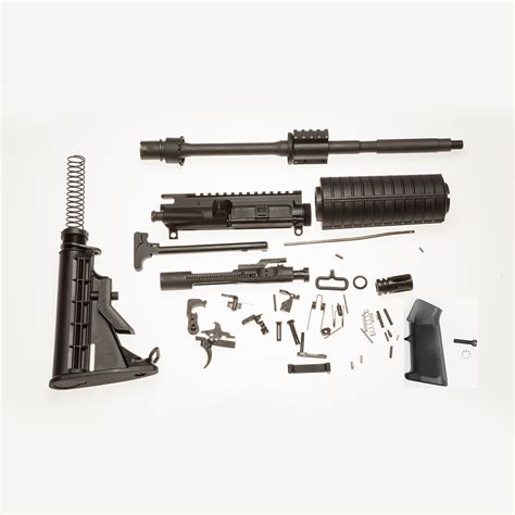 M16 Full Auto Parts Set Kit A3 Upper 16 in. M4 Barrel w/ Flat Gas Block | Firearm Parts ...