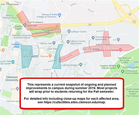 Clemson Football Parking Map 2018 - Maping Resources