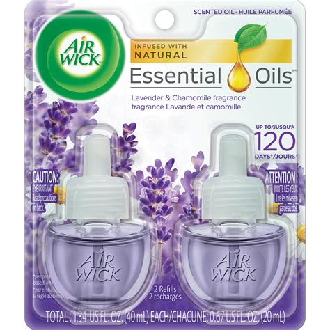 Air Wick Plug in Refill, 2ct, Lavender and Chamomile, Scented Oil, Air ...