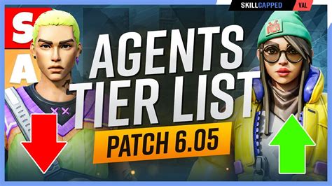 *NEW* Agent Tier List PATCH 6.05! - Gekko is HORRIBLE! - Valorant Meta ...