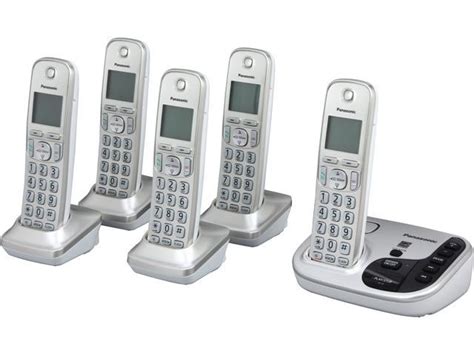 Expandable Cordless Phone with Talking Caller ID- 5 Handsets - Newegg.com