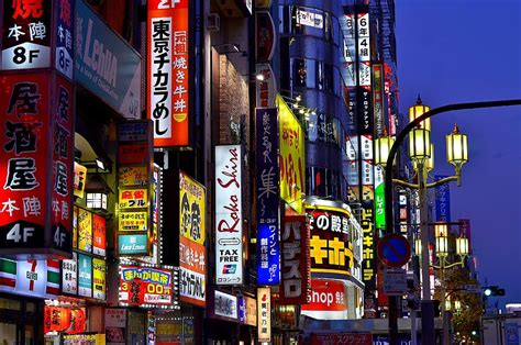 HD wallpaper: japan, lights, neon, tokyo, shinjuku, urban, city, text ...