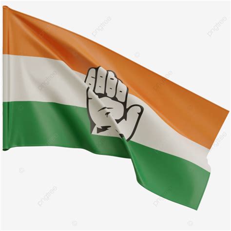 Congress Party Flag Waving, Congress Flag Waving, Political Party Flag Waving, Flag PNG ...