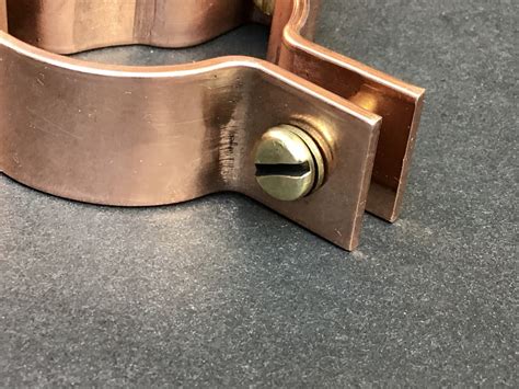 Copper Pipe Clamp 25mm Solid Copper Pipe Fitting