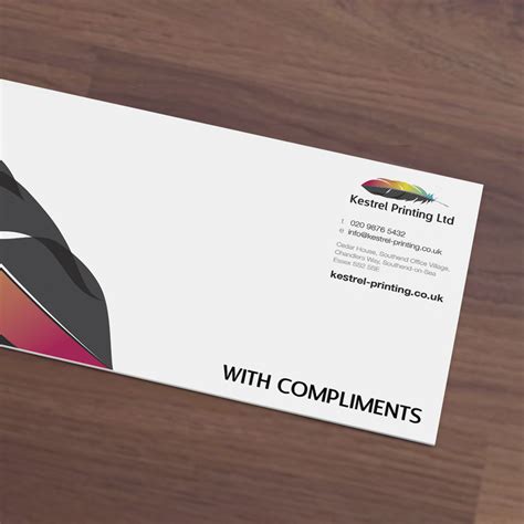 Compliment Slip Printing | Full Colour Compliment Slips - Kestrel Printing