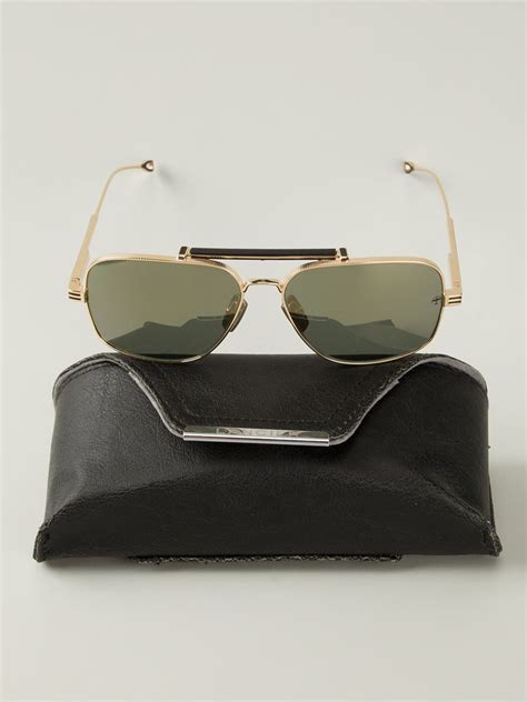 Dita Eyewear Lancier X Dita Aviator Sunglasses in Black for Men - Lyst