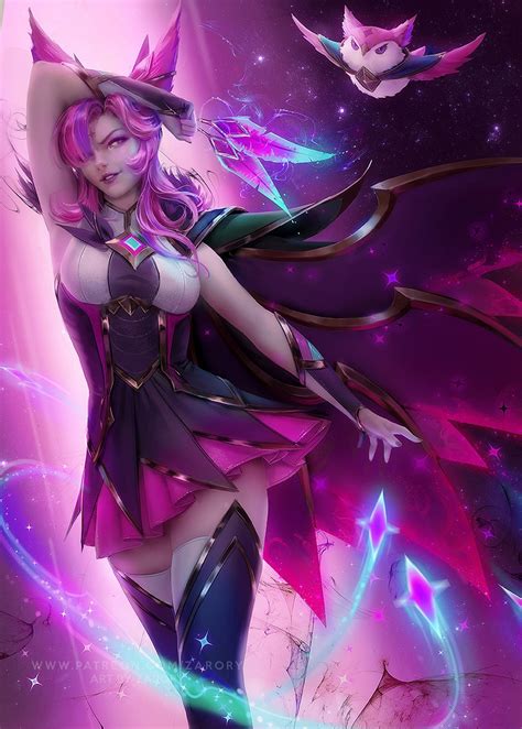 Amazing marksman-girl Star guardian Xayah (skin fanart) [Artist: Zarory] - League of Legends ...