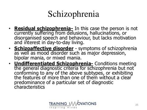 Case study residual schizophrenia