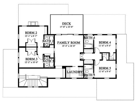 Diane's Farmhouse House Plan (C0550) Design from Allison Ramsey Architects Farmhouse Floor Plans ...