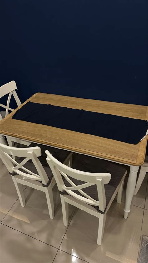 Ikea Dining Table set, Furniture & Home Living, Furniture, Tables & Sets on Carousell