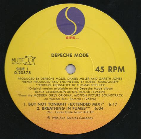 Depeche Mode - But Not Tonight - Used Vinyl - High-Fidelity Vinyl Records and Hi-Fi Equipment ...